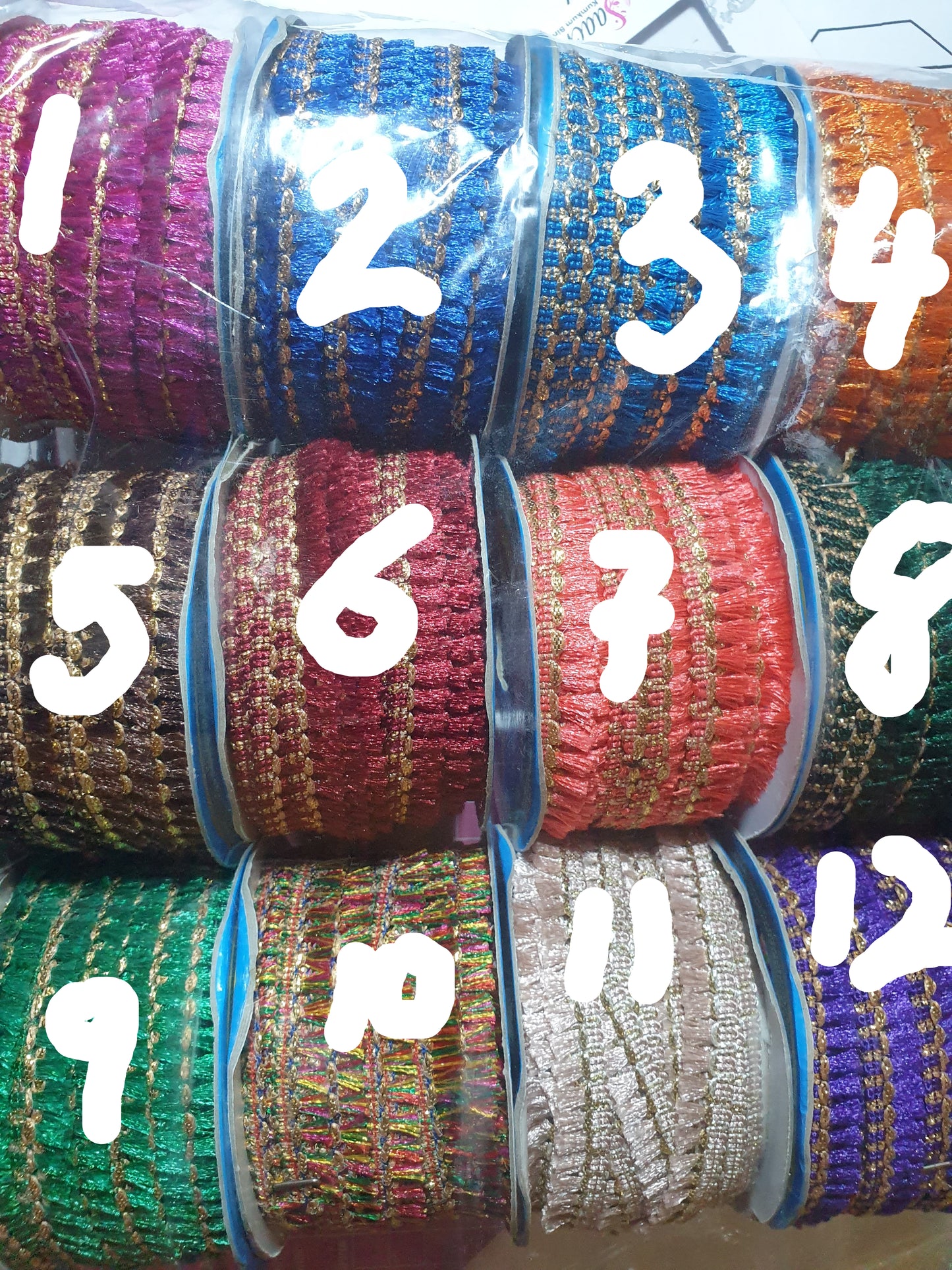 Miniature Tassel Fringes 12 Colours
