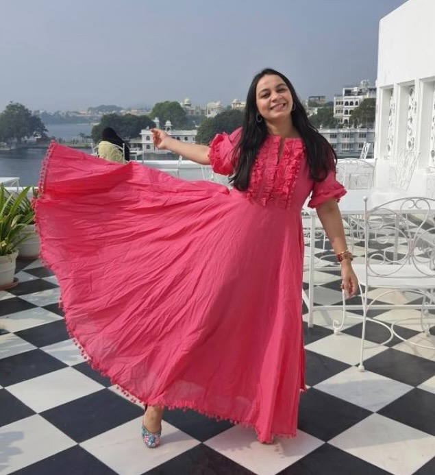 100% Cotton Summer Ruffle Tassel Twirl Dress