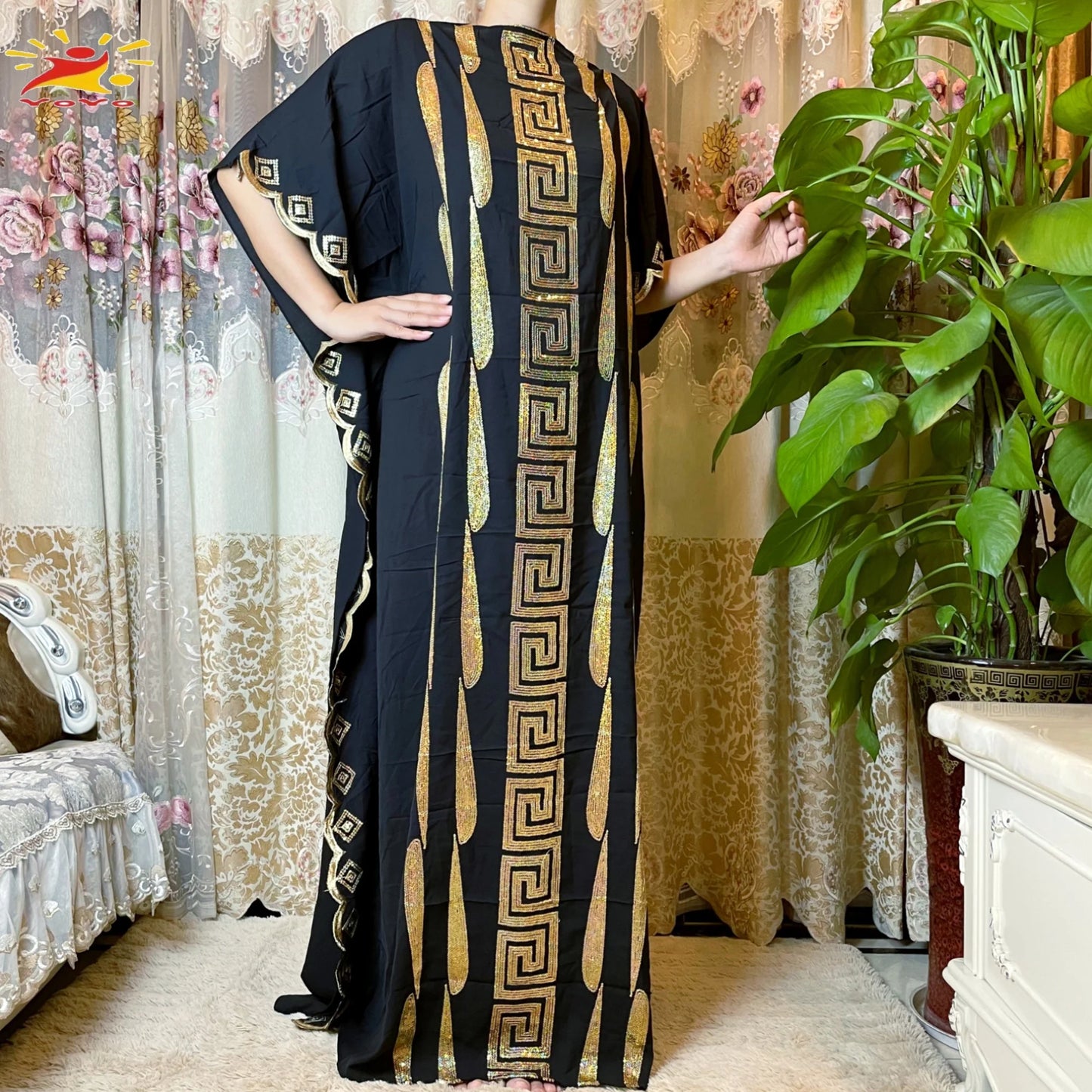 Abaya Sequins Embroidery Dress Satin Dress Moroccan Kaftan Dubai Turkey Arab Oman Robe Tassel Abayas