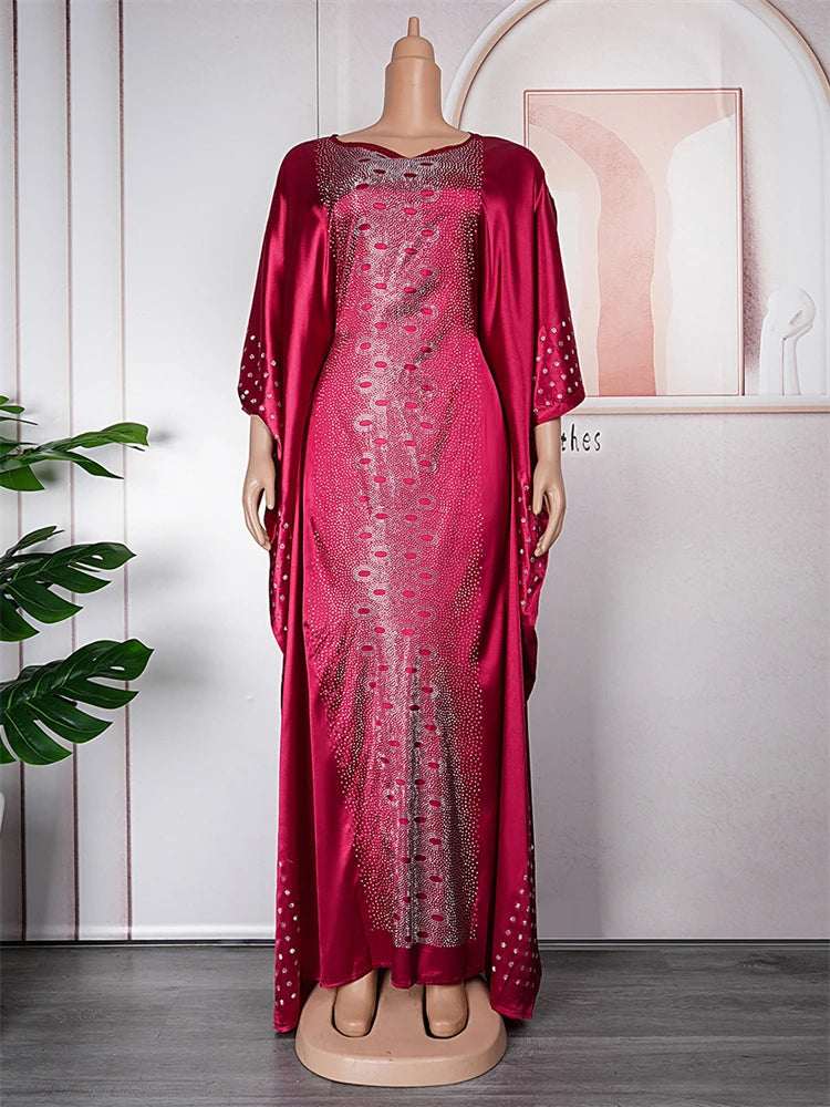Abaya Muslim Woman Dubai Long Dresses Elegant Ladies Islamic Clothing Wedding Party Gown African Kaftan Boubou
