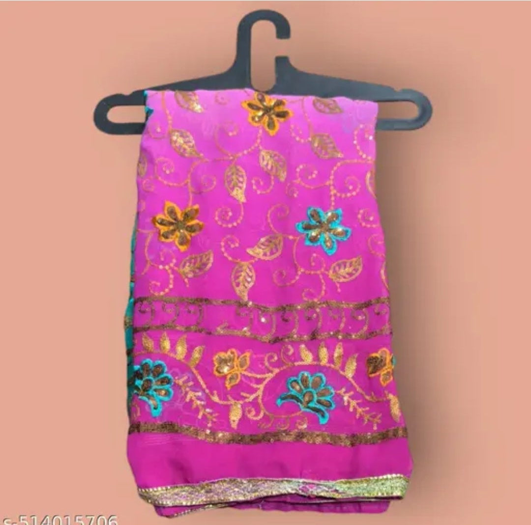 Bling Headwraps Over 10 colours to choose from. Handmade ombré georgette dupattas with sequins, embroidery & heavy borders. Shop unique ethnic styles uk