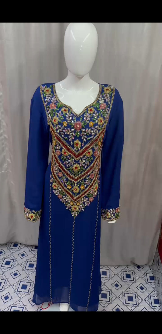 Statement Floral Gown