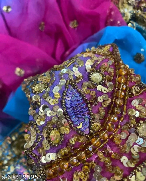 Bling Headwraps Over 10 colours to choose from. Handmade ombré georgette dupattas with sequins, embroidery & heavy borders. Shop unique ethnic styles uk