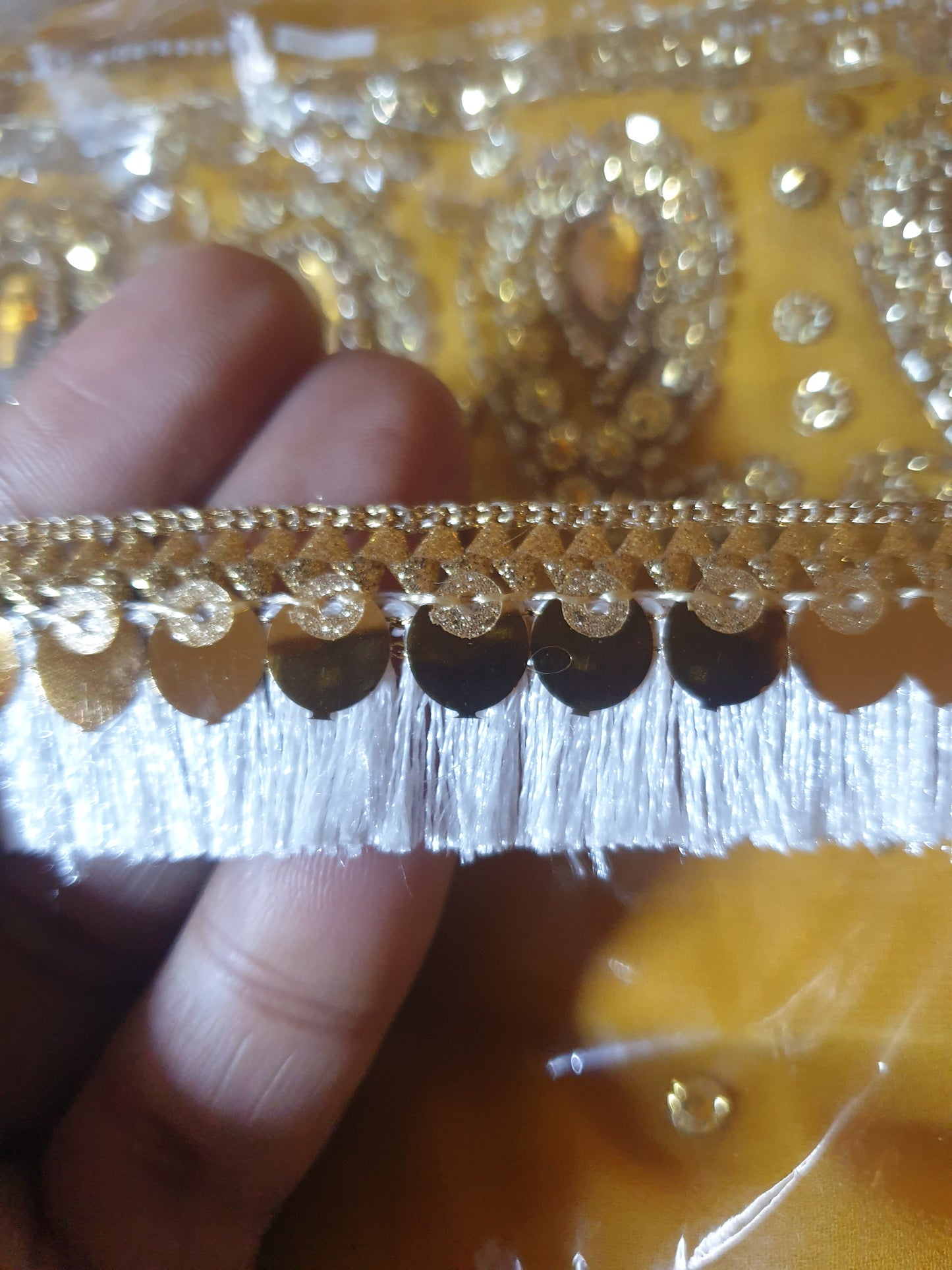 Two way Coin Tassel Fringes 6 Colours