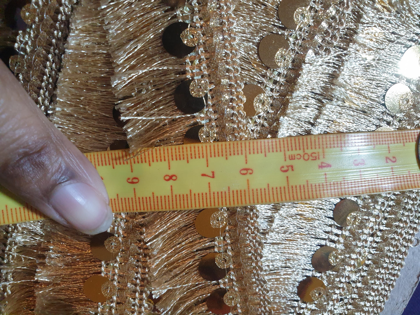 Two way Coin Tassel Fringes 6 Colours