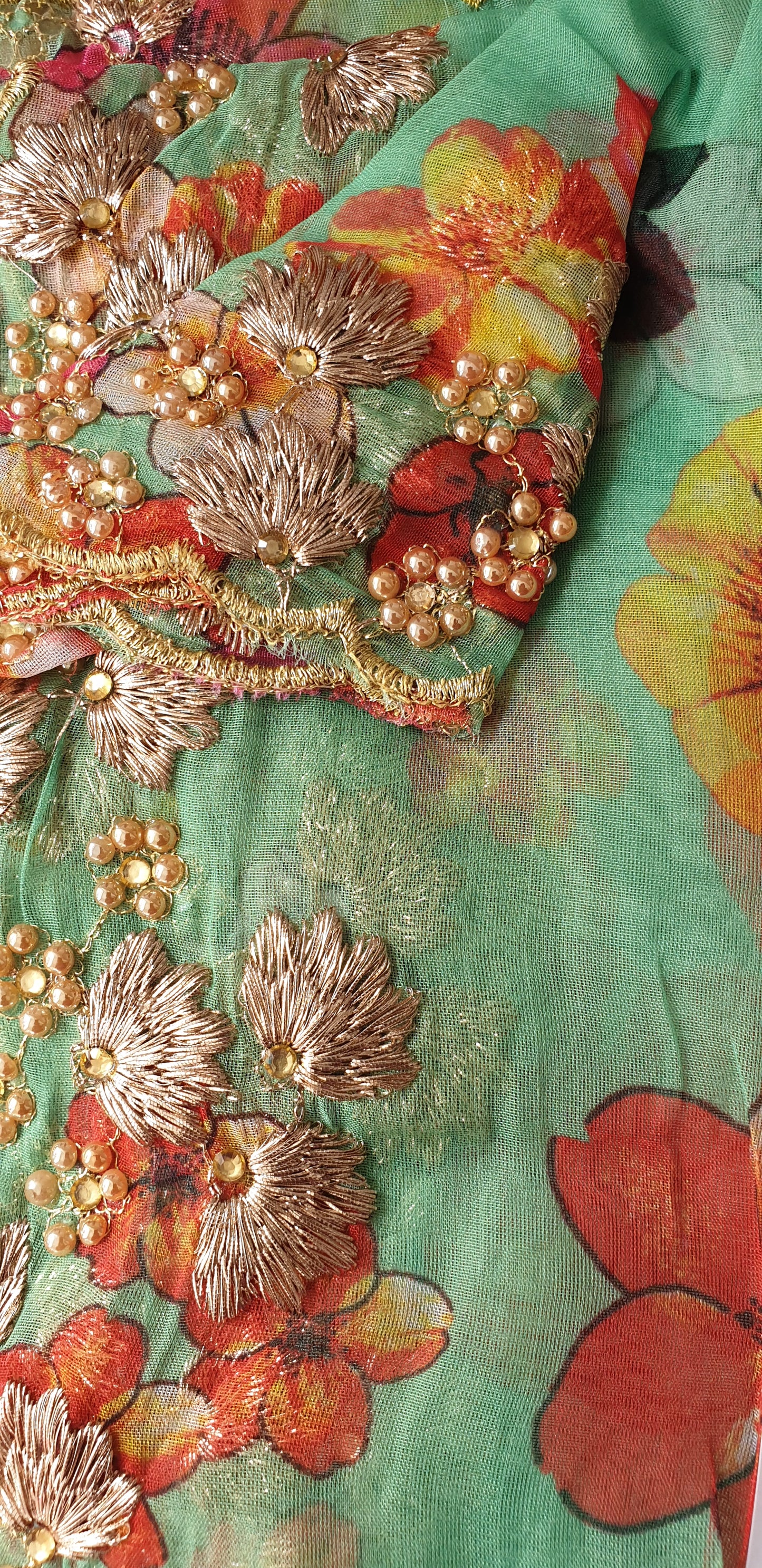 Floral Print Wrap