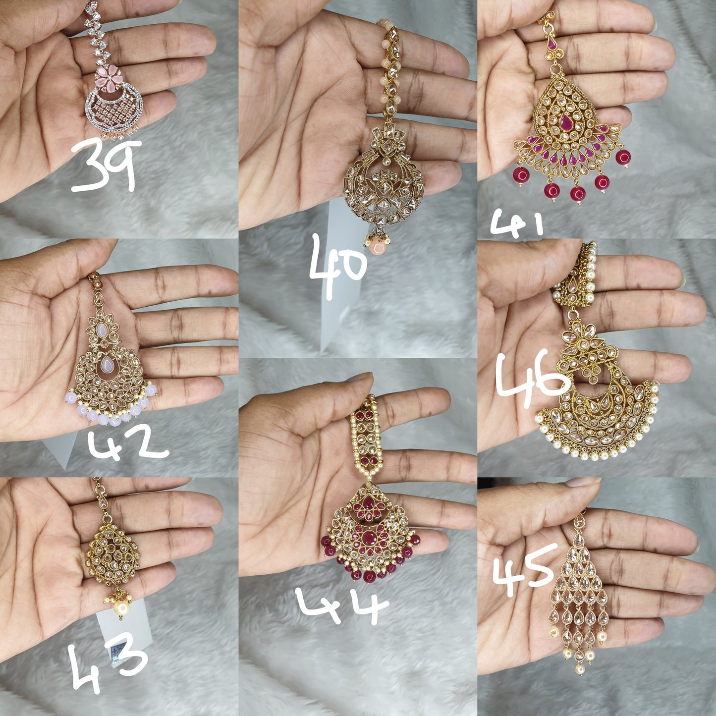 Forehead/ Head Earring set Jewellery Accessories Tikka