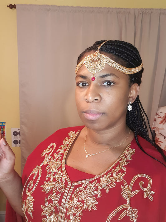 10+ Designs Full Head forehead Chains Maang tika Hair Accessories