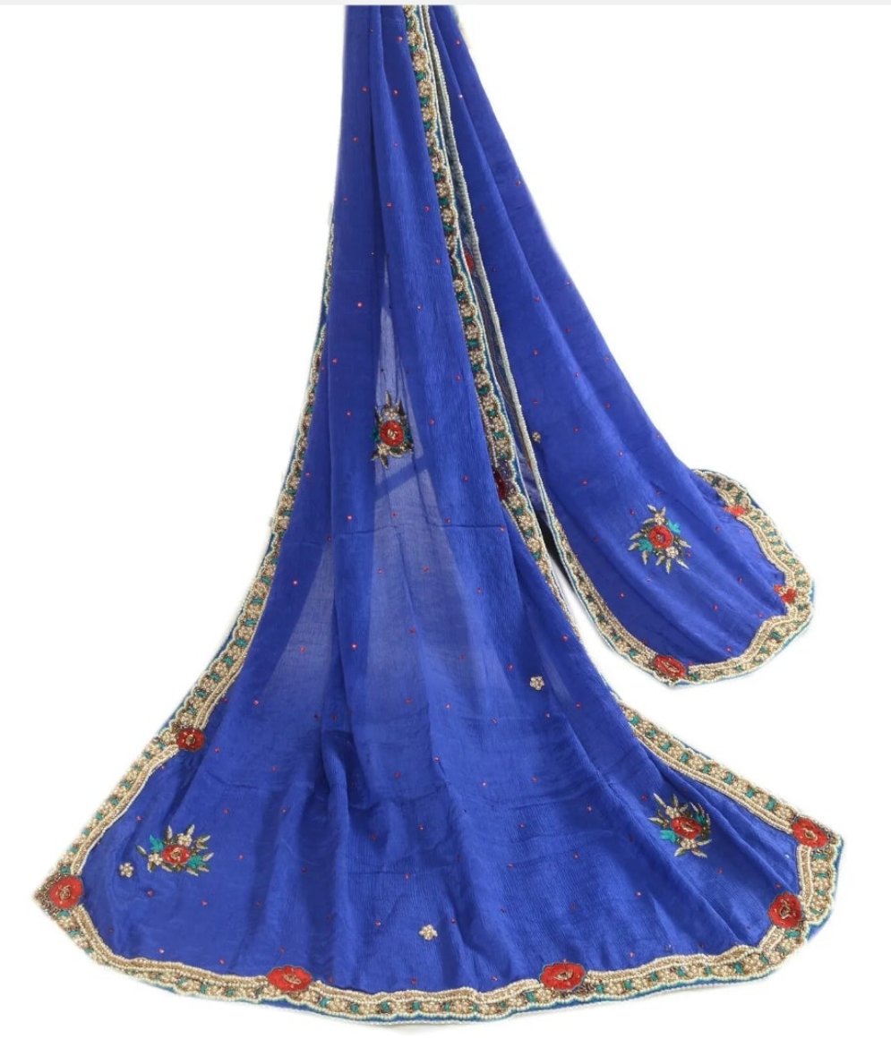 Royal Blue HandMade 100% Fabric