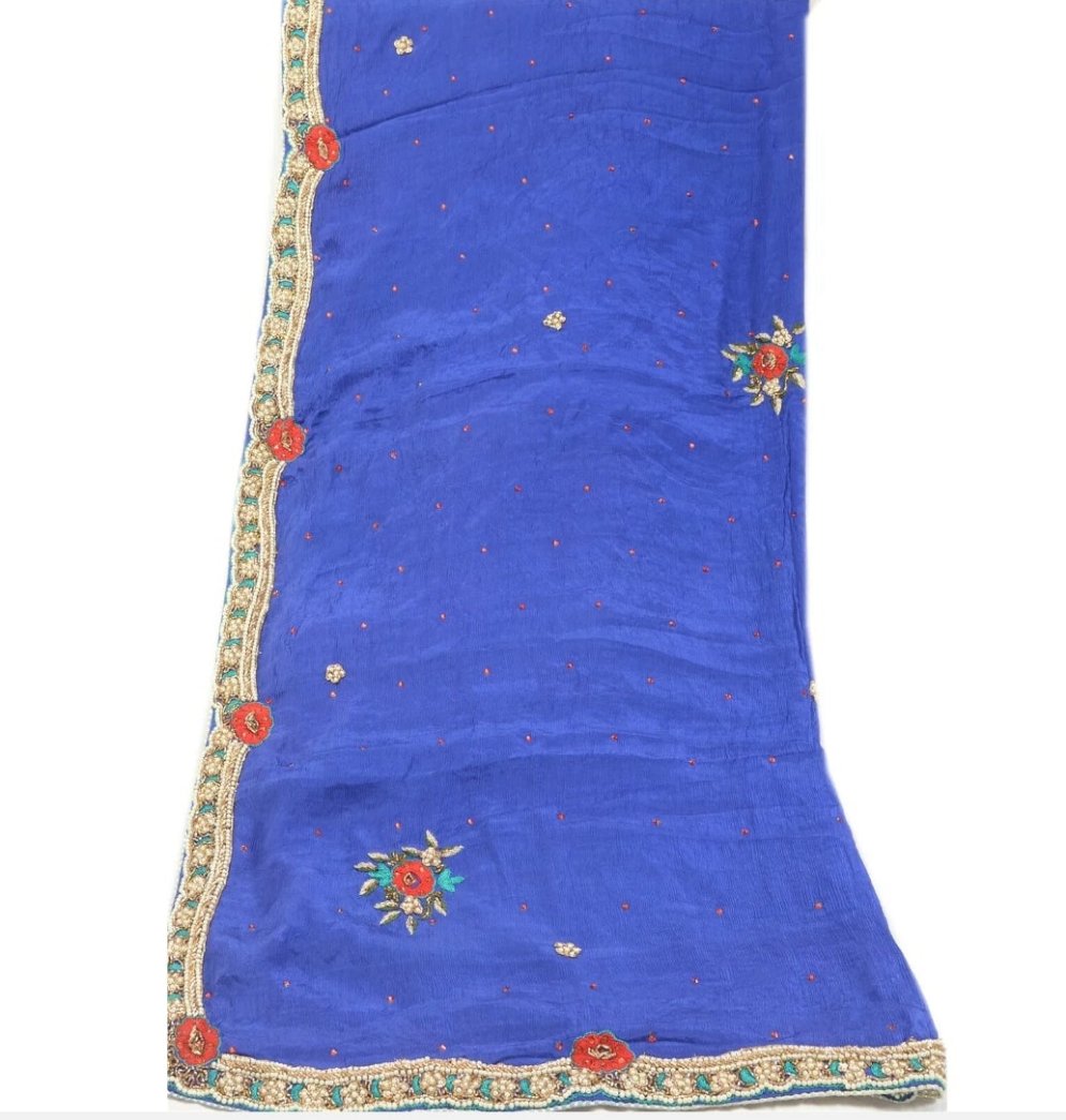 Royal Blue HandMade 100% Fabric