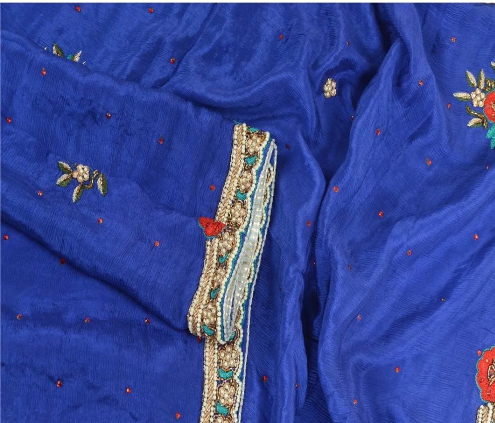 Royal Blue HandMade 100% Fabric