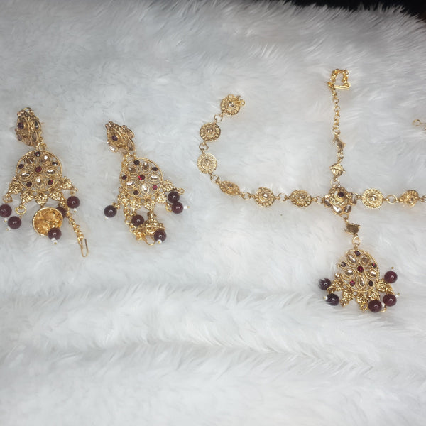 Royal Mutli Layer Stunning Gold Choker Set