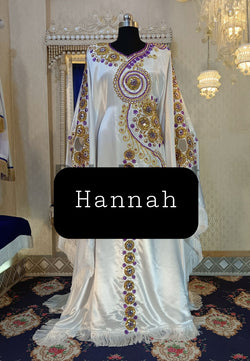 Hannah Elegant tassel gown israelite dress feast day wedding casual