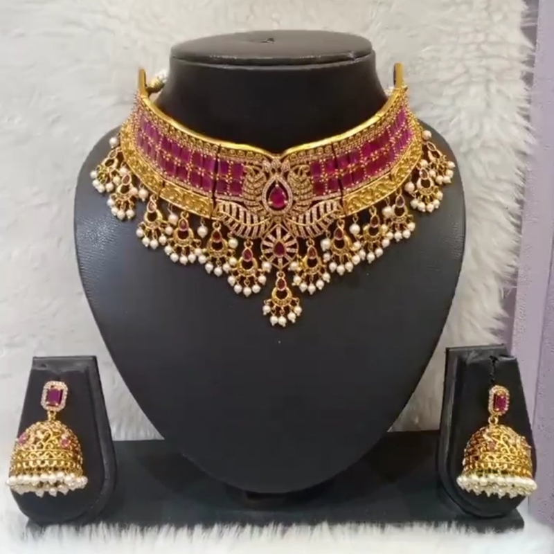 Golden Choker Classic Set Jewellery set