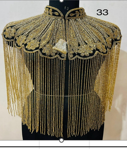 Fringed Tassel Beaded Ponchos