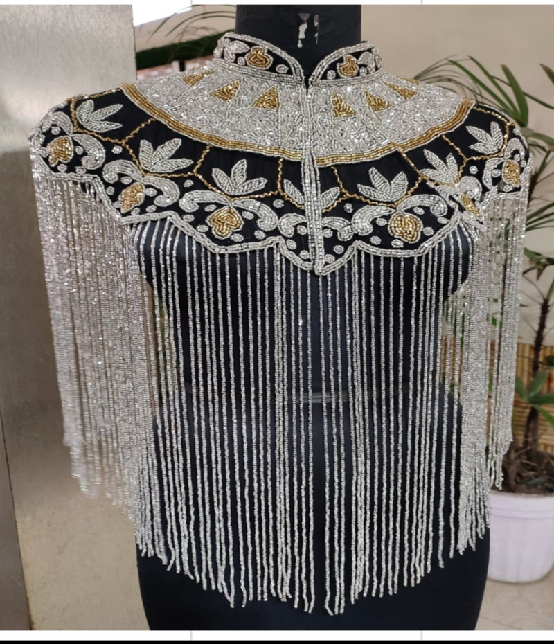 Fringed Tassel Beaded Ponchos