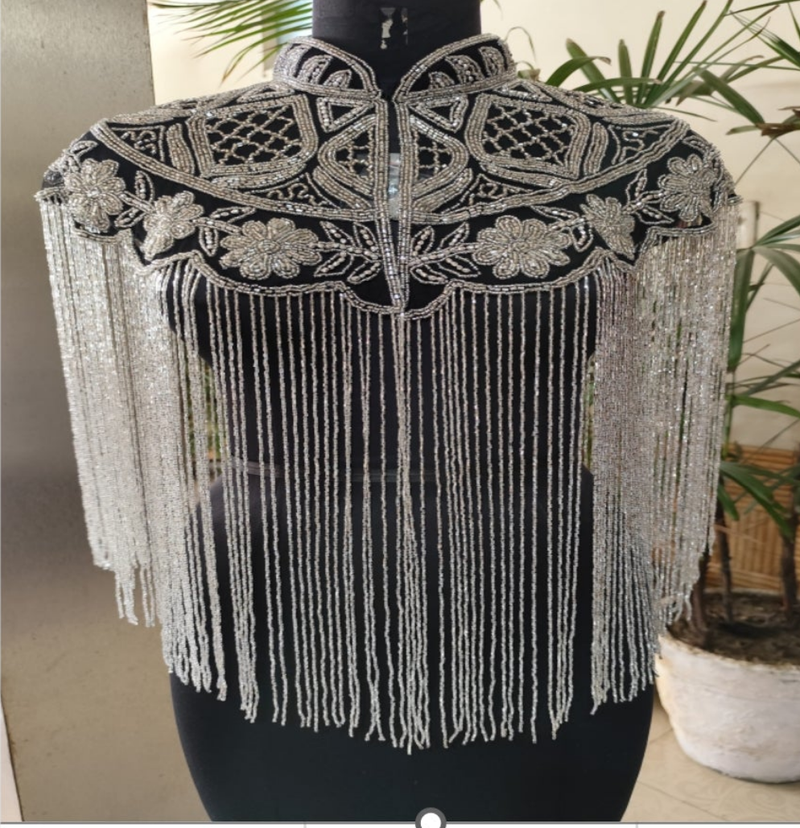 Fringed Tassel Beaded Ponchos