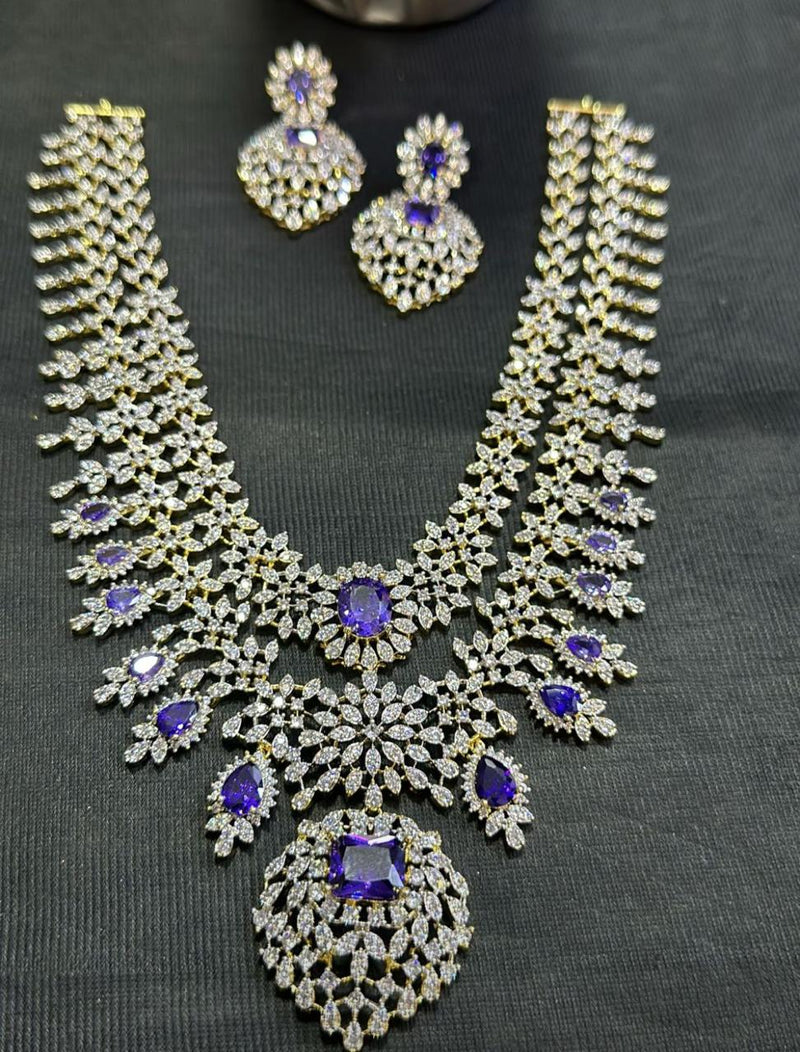 Bridal Special Necklace Jewelry Matching earrings set  3 colours available