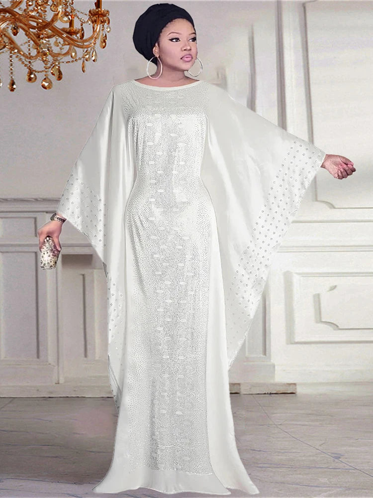 Abaya Muslim Woman Dubai Long Dresses Elegant Ladies Islamic Clothing Wedding Party Gown African Kaftan Boubou