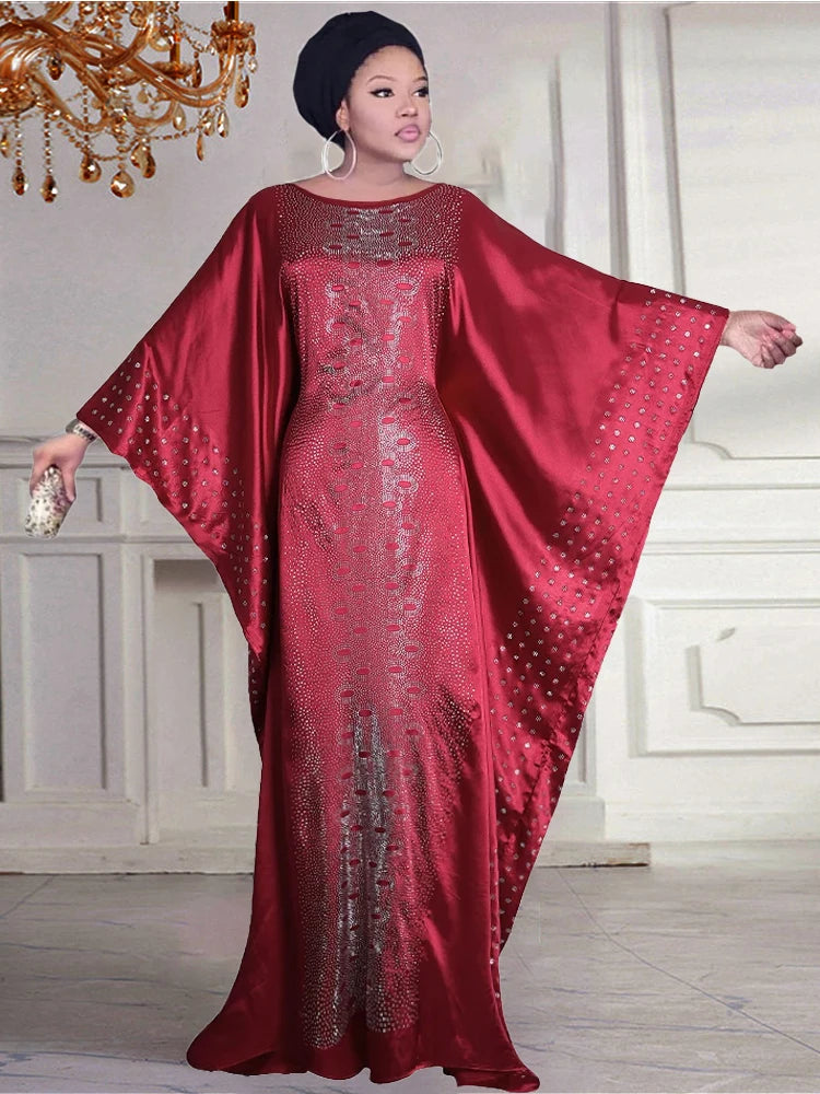 Abaya Muslim Woman Dubai Long Dresses Elegant Ladies Islamic Clothing Wedding Party Gown African Kaftan Boubou