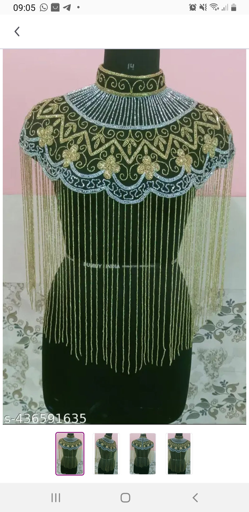 Fringed Tassel Beaded Ponchos