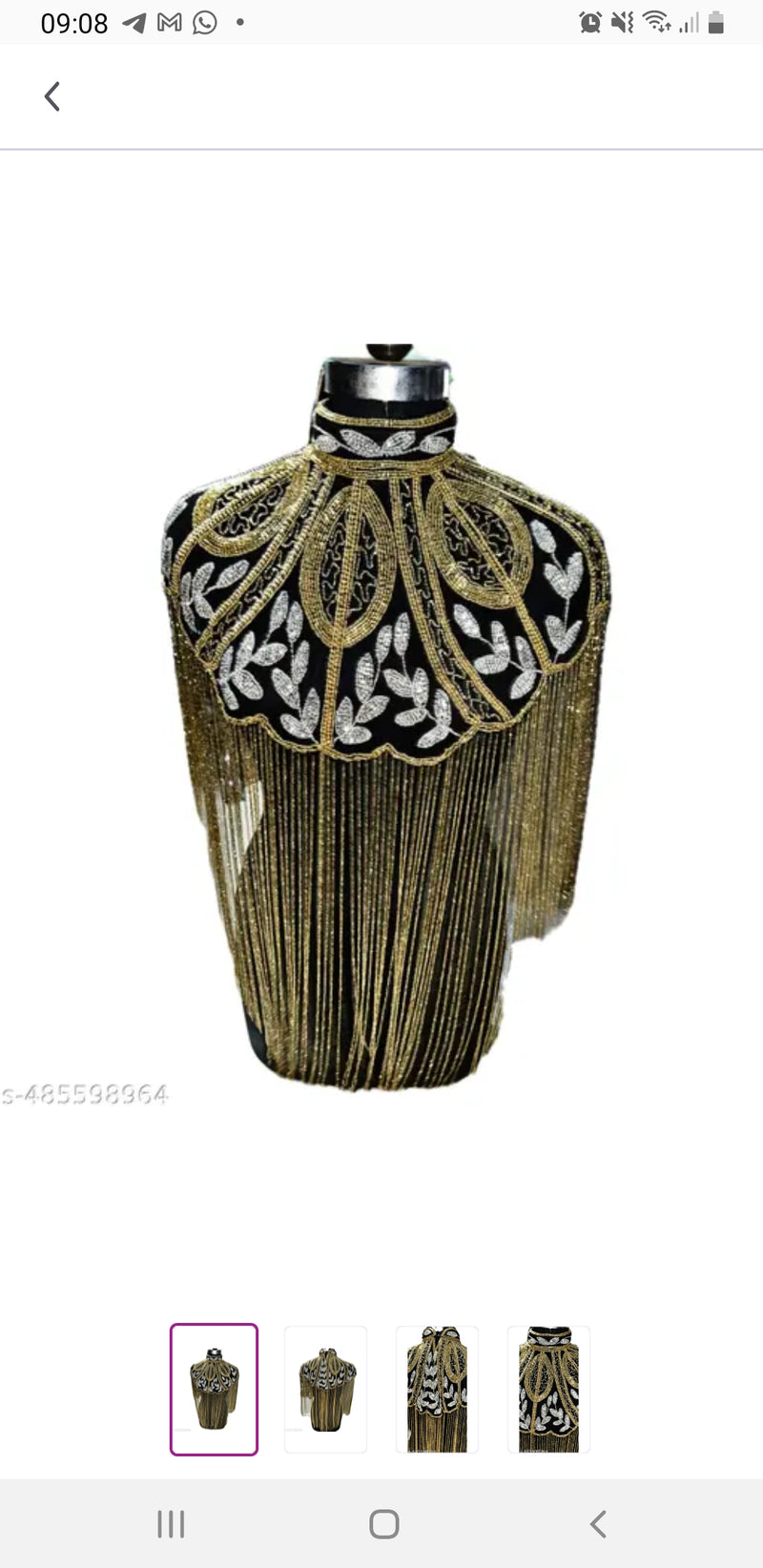 Fringed Tassel Beaded Ponchos