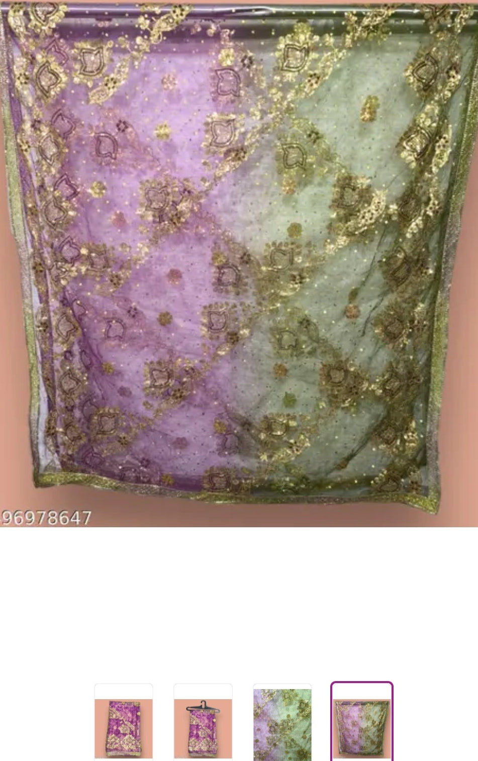 Bling Headwraps Over 10 colours to choose from. Handmade ombré georgette dupattas with sequins, embroidery & heavy borders. Shop unique ethnic styles uk