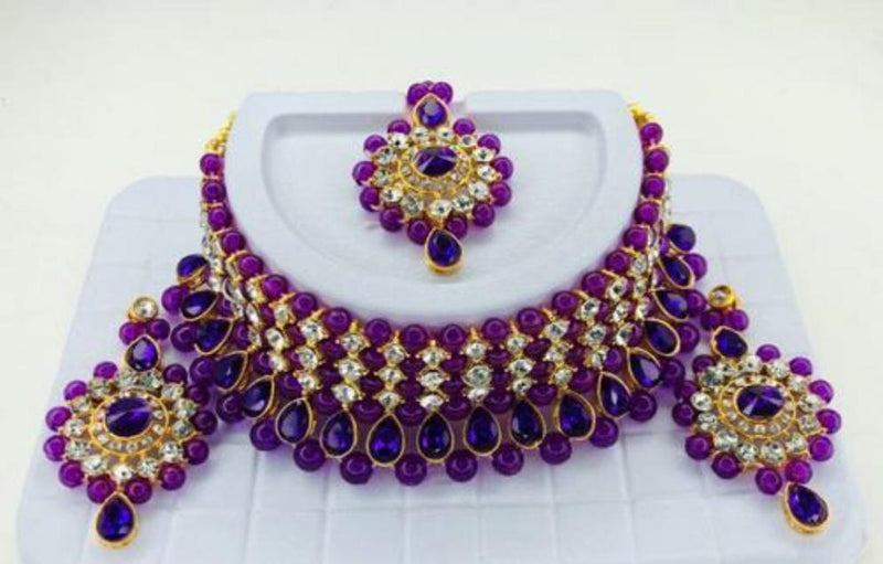 Purple 3pc Choker Set