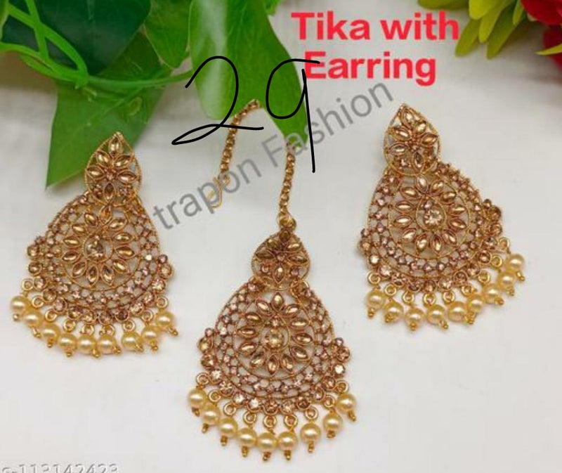 Forehead/ Head Earring set Jewellery Accessories Tikka