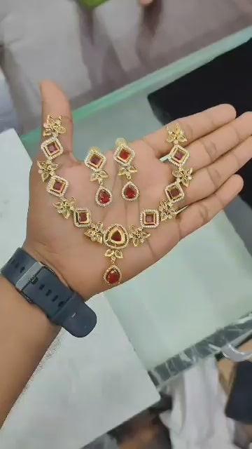 Exquisite Necklace and Earring  Jewellery set