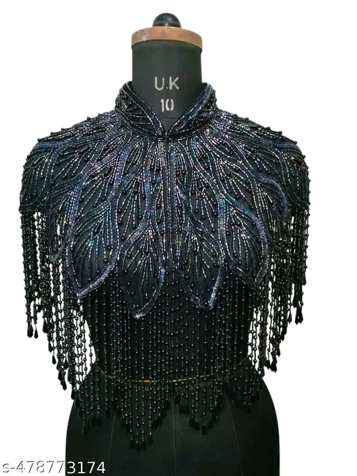 Fringed Tassel Beaded Ponchos