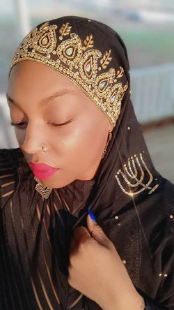 Royalty Israelite Menorah HeadWrap 12 tribes