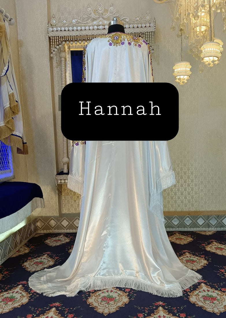 Hannah Elegant tassel gown israelite dress feast day wedding casual