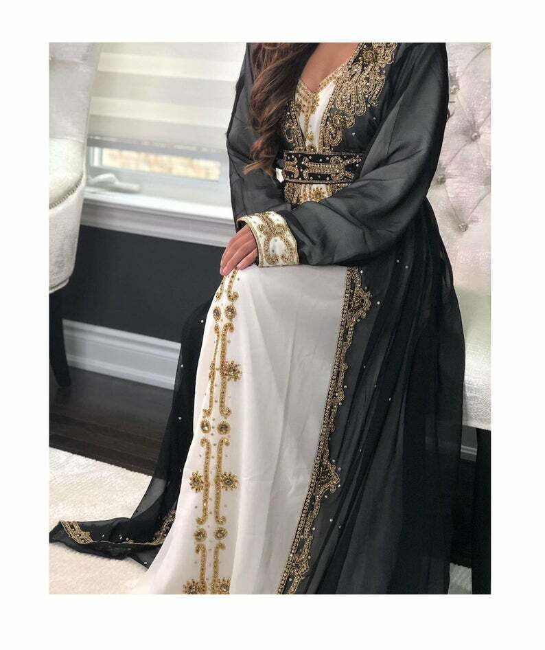 Elegant 4pc Set Jacket belt Gown