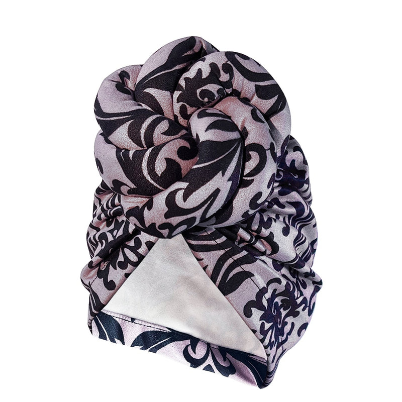 Pre-Made Knotted Tied Head Wrap Wrapped Cap