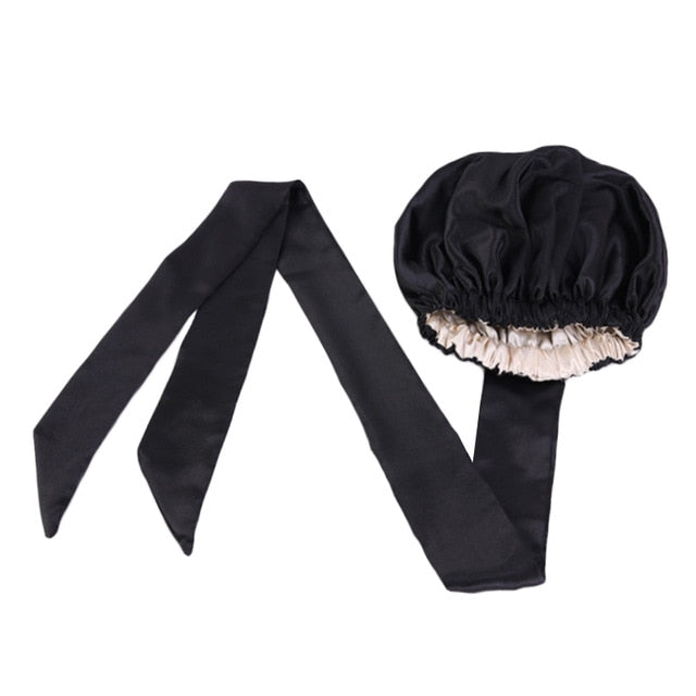 2in1 Satin Lined Bonnets, Bonnetwrap ,headbands Large Size and kids sizes