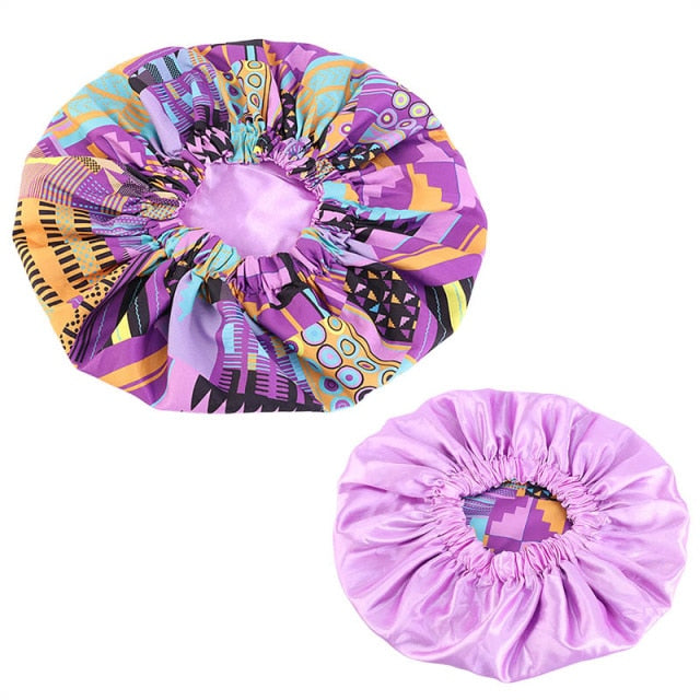 2in1 Satin Lined Bonnets, Bonnetwrap ,headbands Large Size and kids sizes