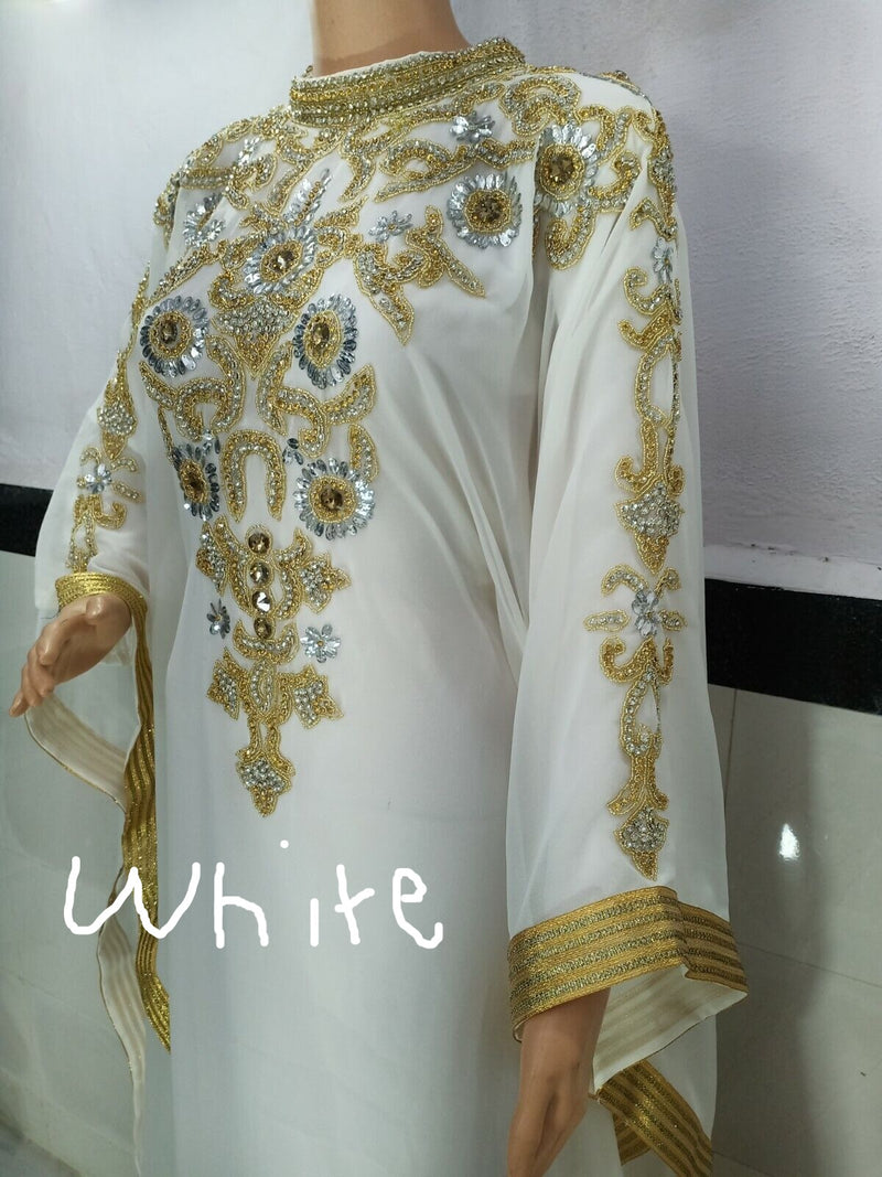 Gold Lining Kaftan Gown