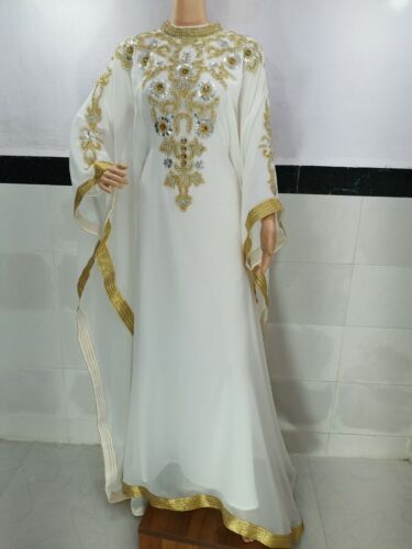 Gold Lining Kaftan Gown