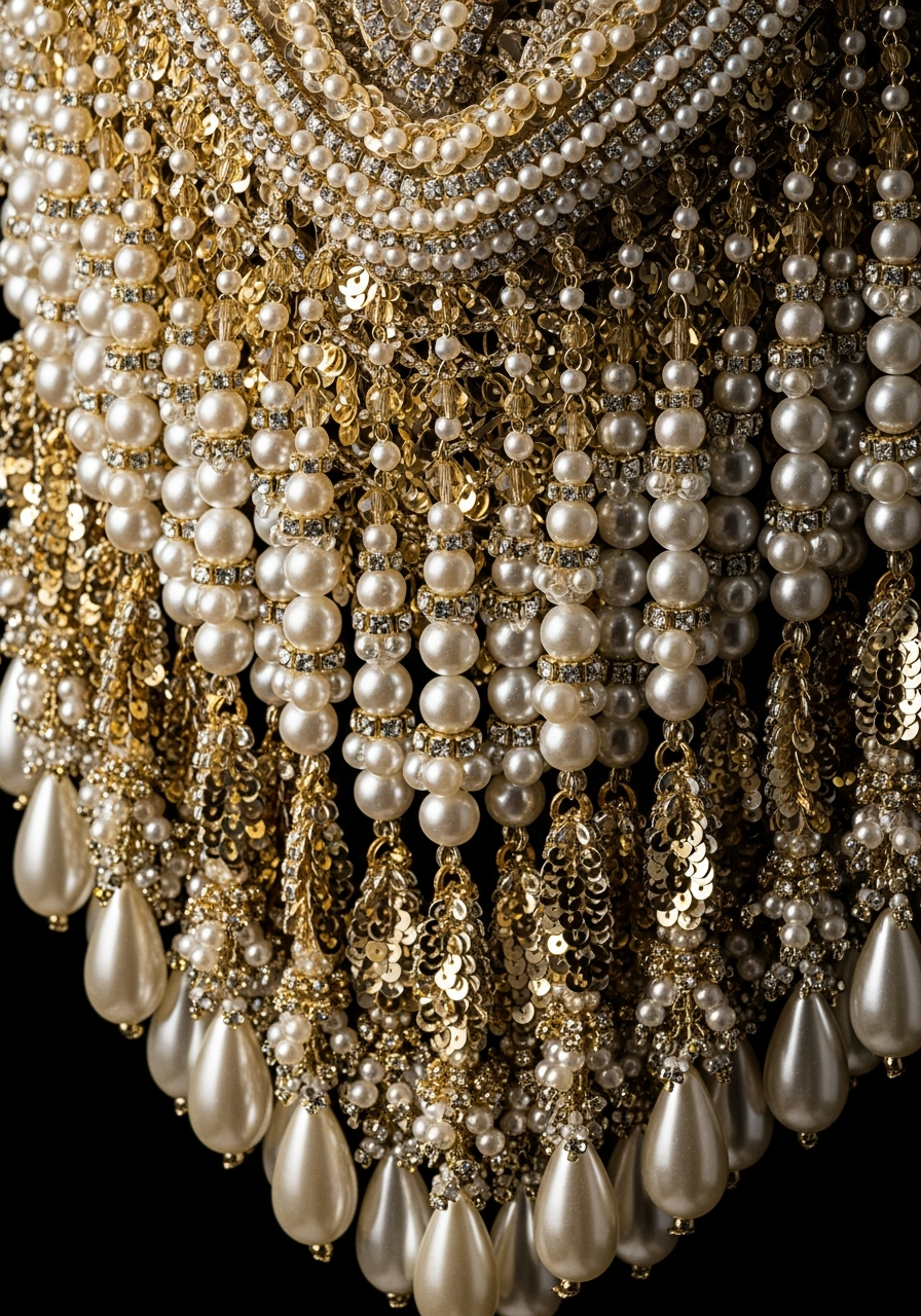Embellished Chandelier Fringe Trim (per yard)